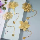 🍃 Golden Merci Bookmark – A Thoughtful Leaf for the One Who Helped Them Grow 🌟📖 - ThiGui